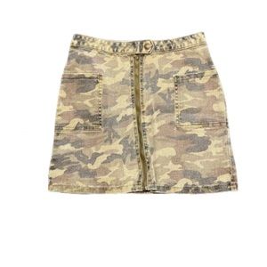 Pookie & Sebastian | Camouflage Skirt w/ 2 Front Pockets